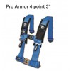 Ремень безопасности Pro Armor 4х точечный синий. 